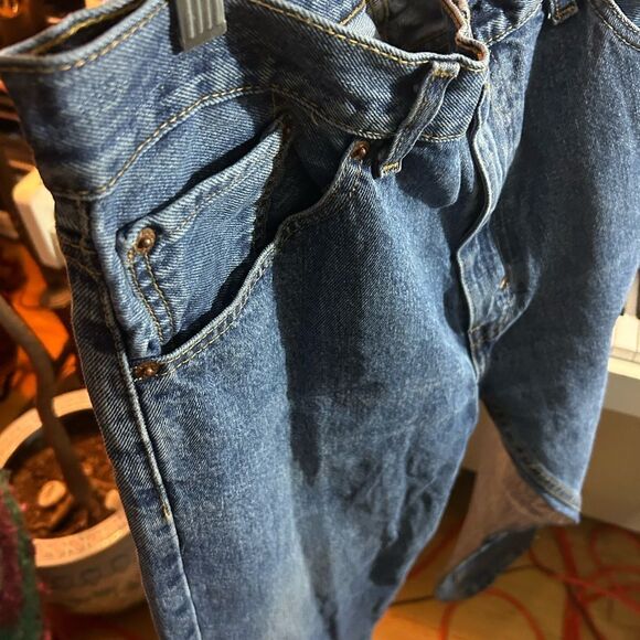 Levi's 505 Relaxed Fit Blue Jeans 38" x 30" - Picture 7 of 15